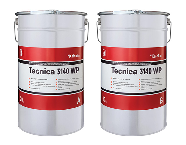 Двухкомпонентная битумнополиуретановая гидроизоляция Tecnica 3140 WP A 20 кг, Kalekim